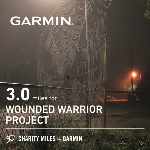 Mattophotog's tweet photo. 3.0 @CharityMiles for @wwp. Thx @Garmin for sponsoring me. #BeatYesterday #Taperweek #EasyMiles #Hardworkisdone #Flatlanders #SLUGS https://t.co/an1VSgv13a