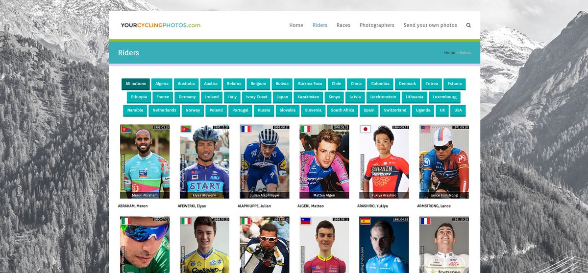 Our website has just started, but it’s growing fast! Take a look at YOURCYCLINGPHOTOS.COM. 

If you want you can send your own photos using the form or  info@yourcyclingphotos.com. You’re welcome! 
#cycling #cyclinglife #wielrennen #cyclisme #Radfahren
