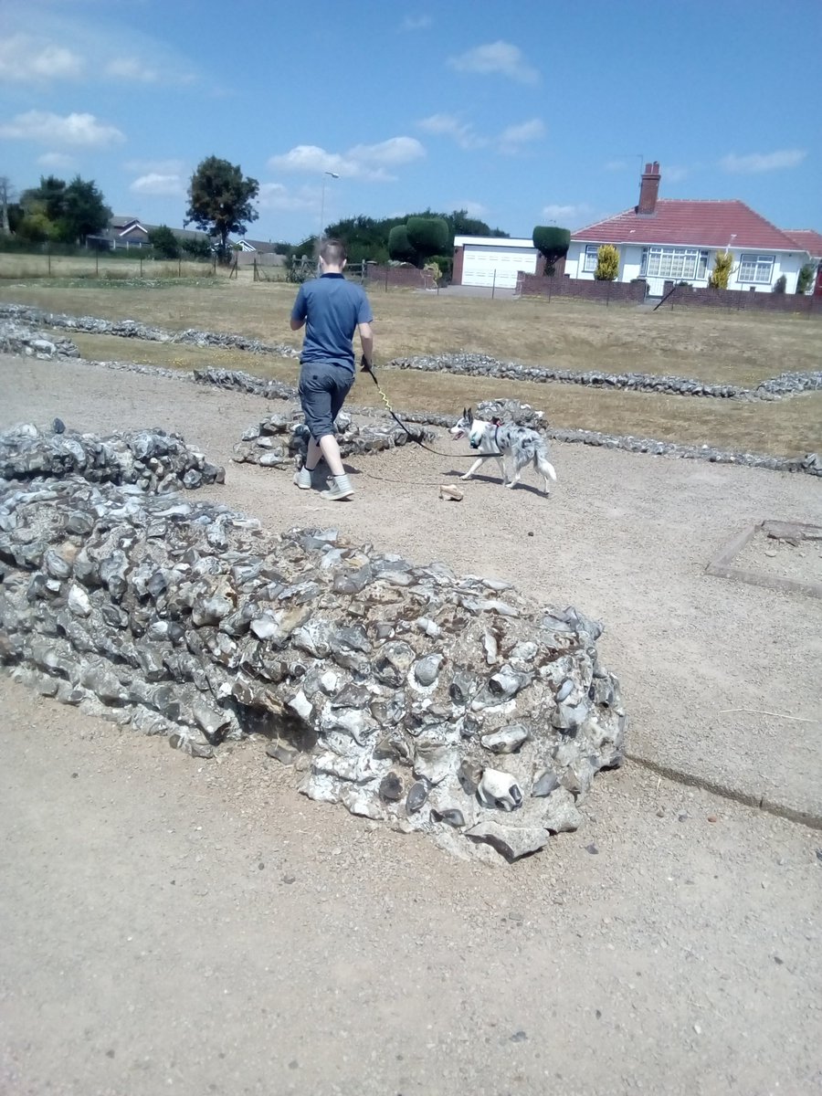 RachelleC2002's tweet photo. #kbahistoriclandmark
Lewie and skye at a Roman fort in caister that was bigger than the average fort @Kbahousechamp https://t.co/ScDDtbk7Ca