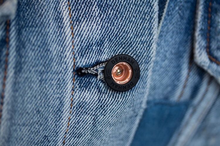 Taking a closer look at the the unique wash and details of our Seoul Jacket (wash Gingham). Now available in stores and dropping online soon. #denham #denhamthejeanmaker #newcollection #indigomanor #instoresnow #thetruthisinthedetails