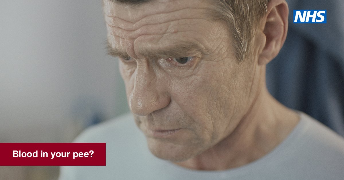 Your doctor will want to know if there's blood in your pee. You won’t be wasting their time - it could be a sign of cancer. 

#BeClearonCancer

For more info: nhs.uk/bip