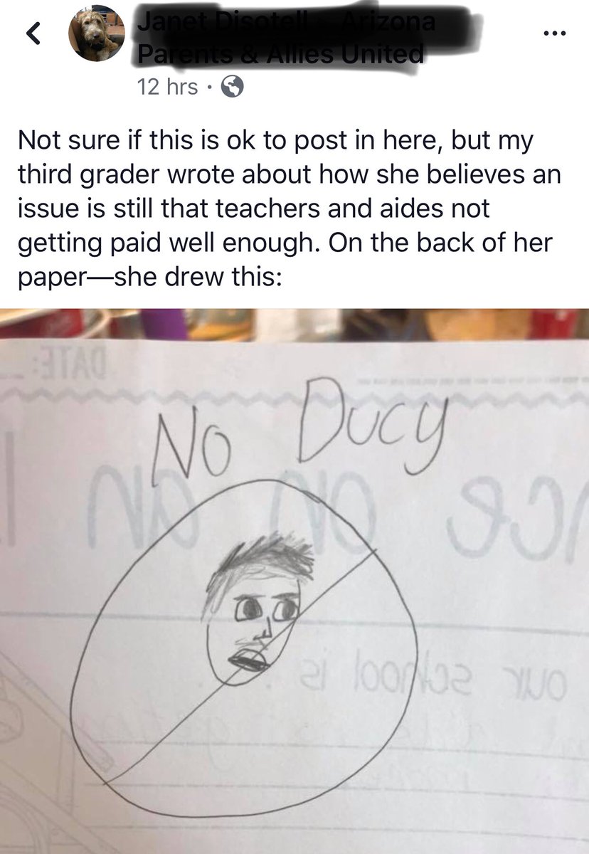 ThatParentP4P's tweet image. Meanwhile, over 1/2 of AZ 3rd graders can’t read. 

#LessPolitics.. #MoreTeaching
#InvestinEd #RedForEd