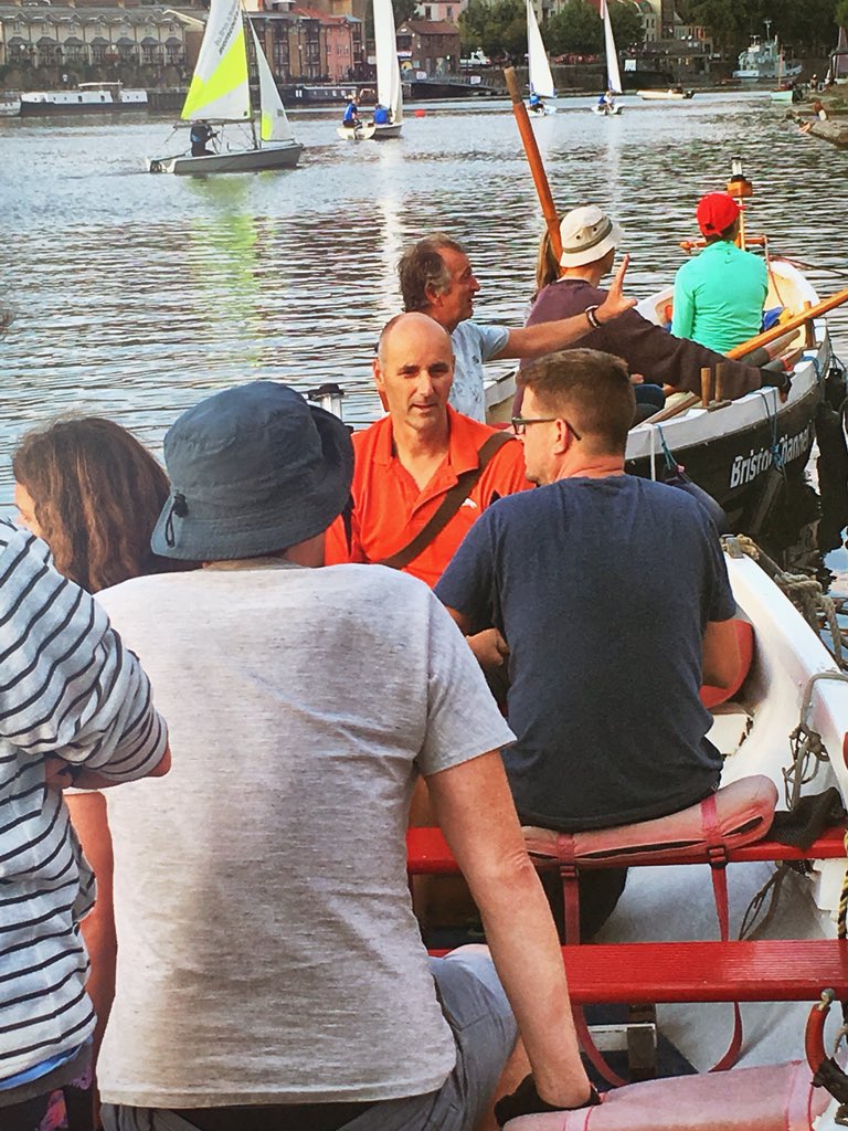 BCSRnewsfeed's tweet photo. Two boatloads of fun - Bristol harbour last night! #rowingkeepsyougoing https://t.co/Ta6r629M9R