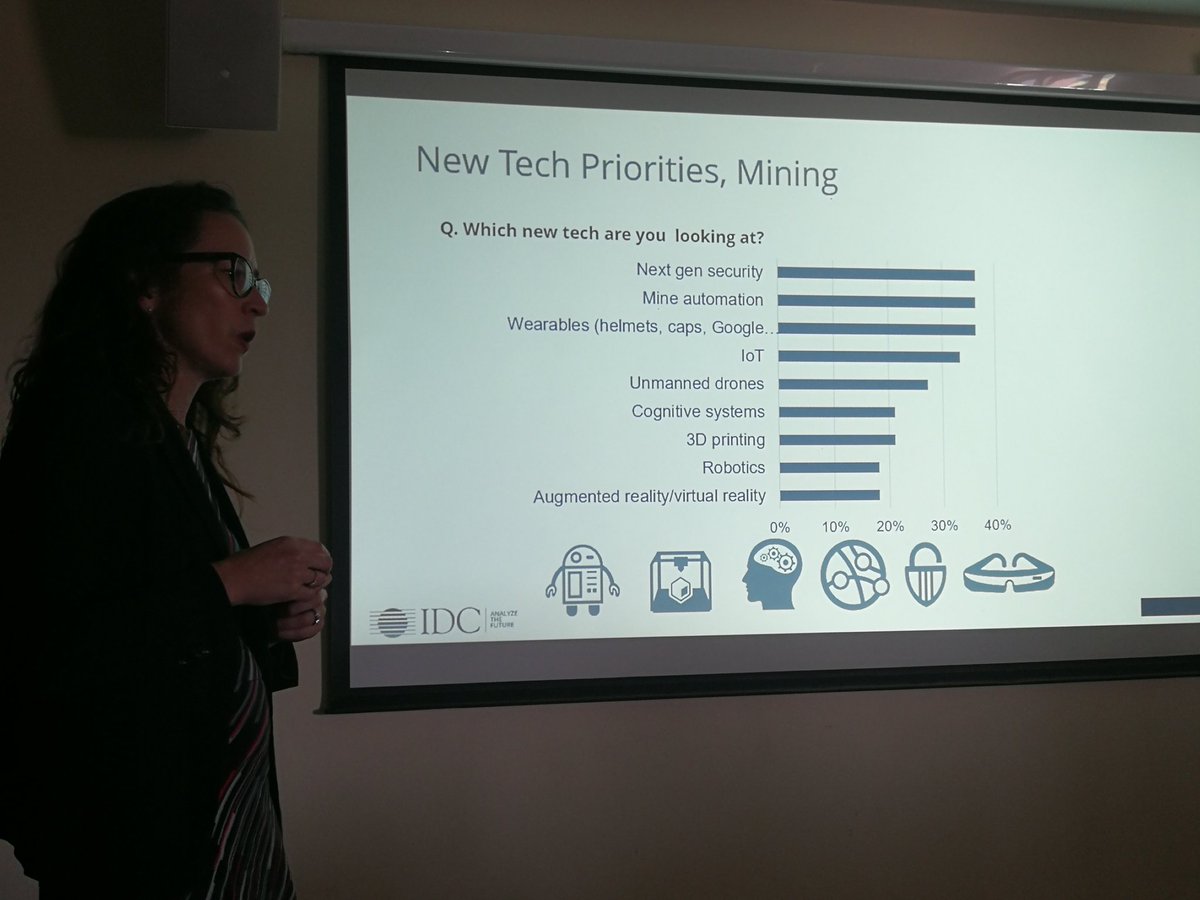 New Tech Priorities in Mining. Global mining survey, SA specific results. New Gen Sec & Automation. @IDC_SSA @editton