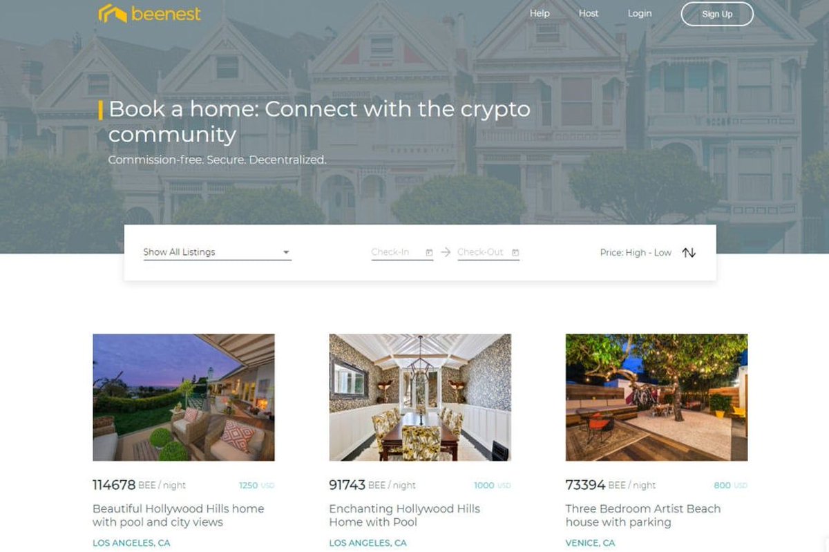 journaldunet's tweet photo. Beenest veut ubériser Airbnb grâce à la blockchain #ePatrimoine 
https://t.co/pbO3zz9pID https://t.co/QmEvoZF75H