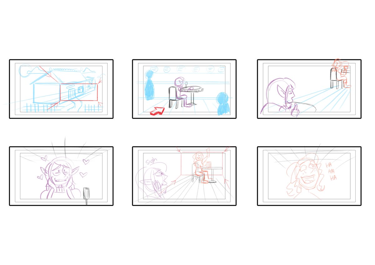 Artifft's tweet photo. Working on storyboards for my final assignment for Visual Storytelling.
Hope you like art dumps.
#LokaTimar #TiffTalksUni https://t.co/b11o9dtP8x