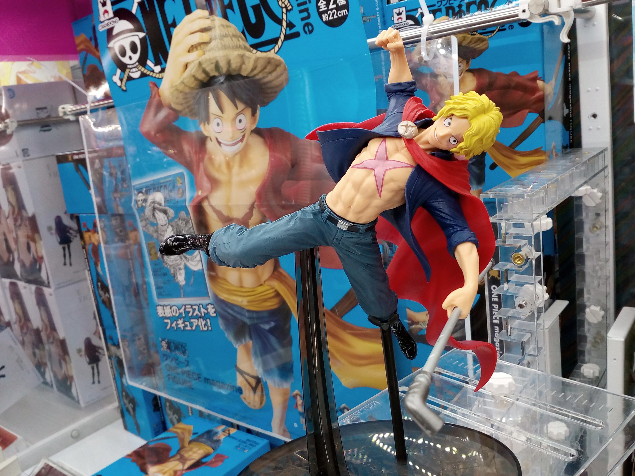 ラウンドワン池袋店 景品情報 ２階登場中 ワンピース サボのフィギュアが登場中 戦っているサボがとーっても かっこいい これはゲットするしかないですよーっ T Co Njiitdsbqd Twitter