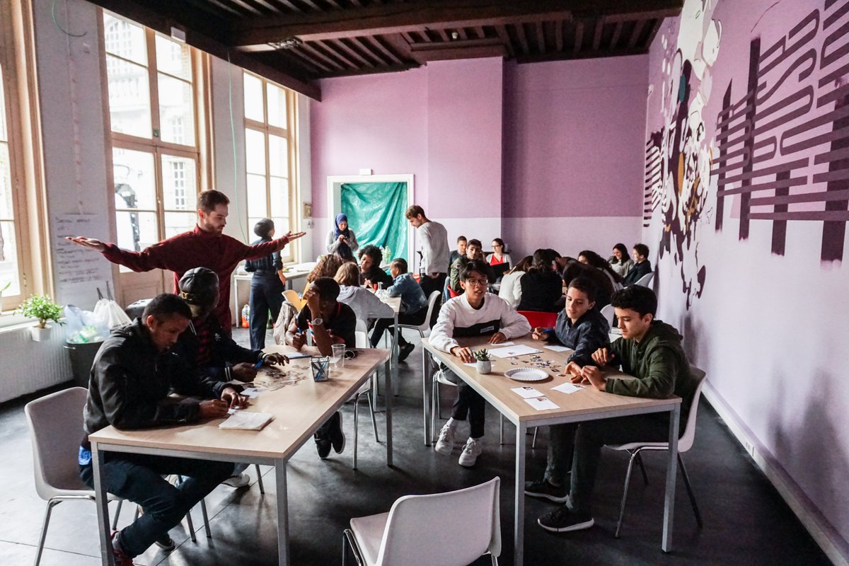 KnightMoves111's tweet image. Yesterday we joined this group of enthusiastic youngsters during the Save Your Hood Summer Camp from #WannaDigitize 👌
We heard a lot of fantastic ideas and helped them create personas, user journeys and paper prototypes! #GetDigitized #servicedesign