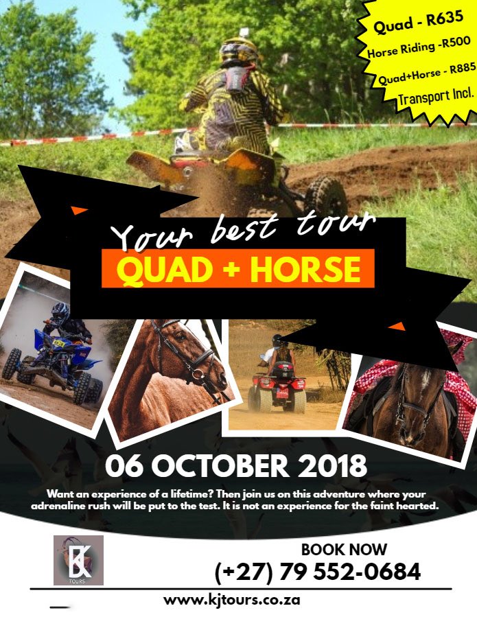 kjtourssa's tweet image. Want an experience of a lifetime? Then join us on this adventure where your adrenaline rush will be put to the test. It is not an experience for the faint hearted.

Date : 6 October 2018

📍 @saddle_creek_adventures

To book Call: +27 79 552 0684

#kjtours #itsanexperience