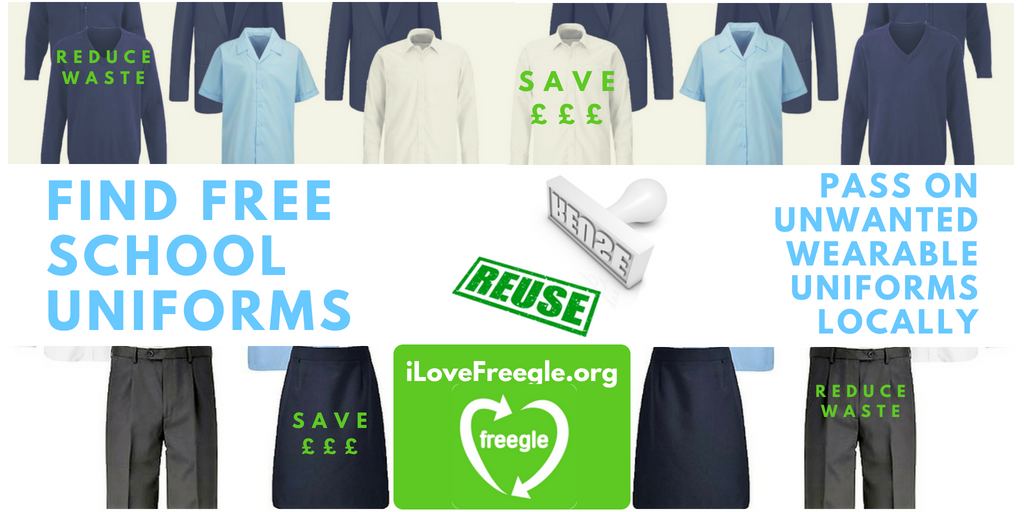 thisisfreegle's tweet photo. #BackToSchool
Have you got unwanted wearable school uniforms lying about?
Offer them on your #Freegle community
https://t.co/8SBiKE6oYt
#ReduceWaste
#HelpLocals
#FeelGood
#ChoosetoReuse
#WasteNot
#LoveFreegle https://t.co/gPiDnqGaWc