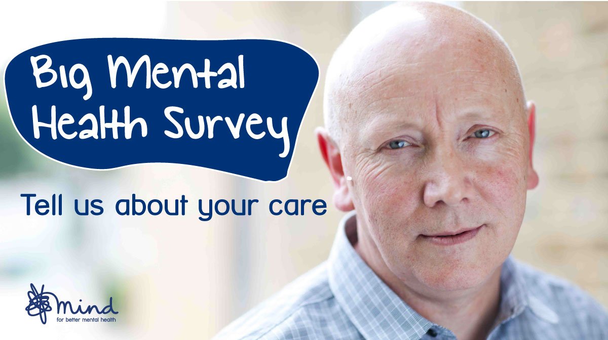 MindCharity's tweet image. Our second annual Big Mental Health Survey is well underway, and we want to hear from you.

If you've received mental health support from your GP or through a voluntary organisation, fill in our survey and have your say &amp;gt; bit.ly/2JQlb2s