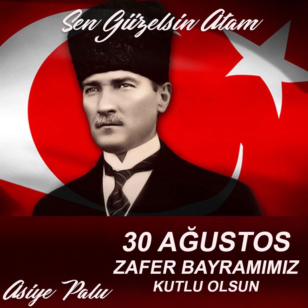 30 Ağustos Zafer Bayramımız kutlu olsun! 🇹🇷 #30Agustos #ZaferBayramı
