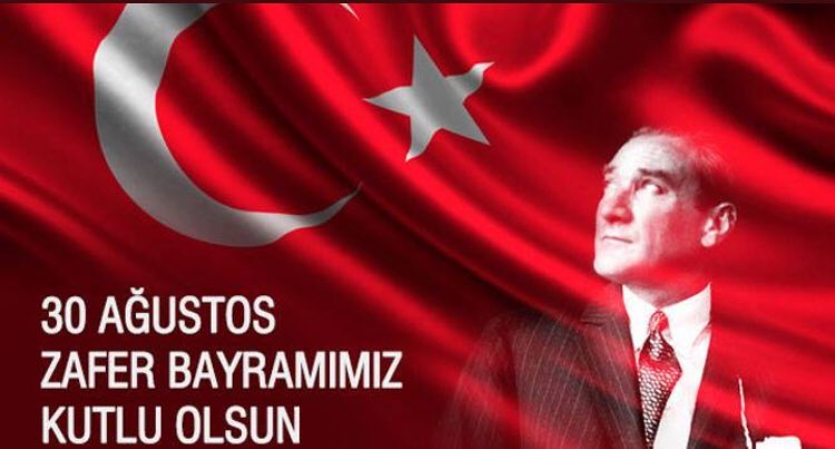 30 Ağustos Zafer Bayramımız kutlu olsun...
Başta Mustafa Kemal Atatürk olmak üzere; silah arkadaşlarını ve tüm şehitlerimizi rahmetle anıyoruz.🇹🇷 #30AgustosZaferBayrami