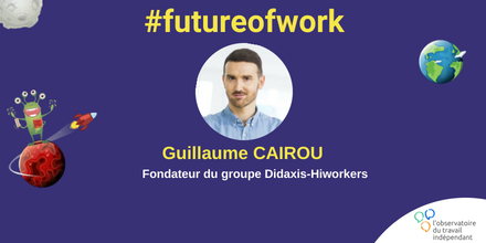 otindependant's tweet photo. @guillaumecairou, fondateur du groupe #Didaxis-Hiworkers 🚀, auteur de Tous indépendants et de Startup République, participera à notre colloque #futureofwork du 12 septembre prochain.
Cet événement vous intéresse ? Inscrivez-vous !
>>>https://t.co/fPWgRlacHx https://t.co/e81NqhOwjx