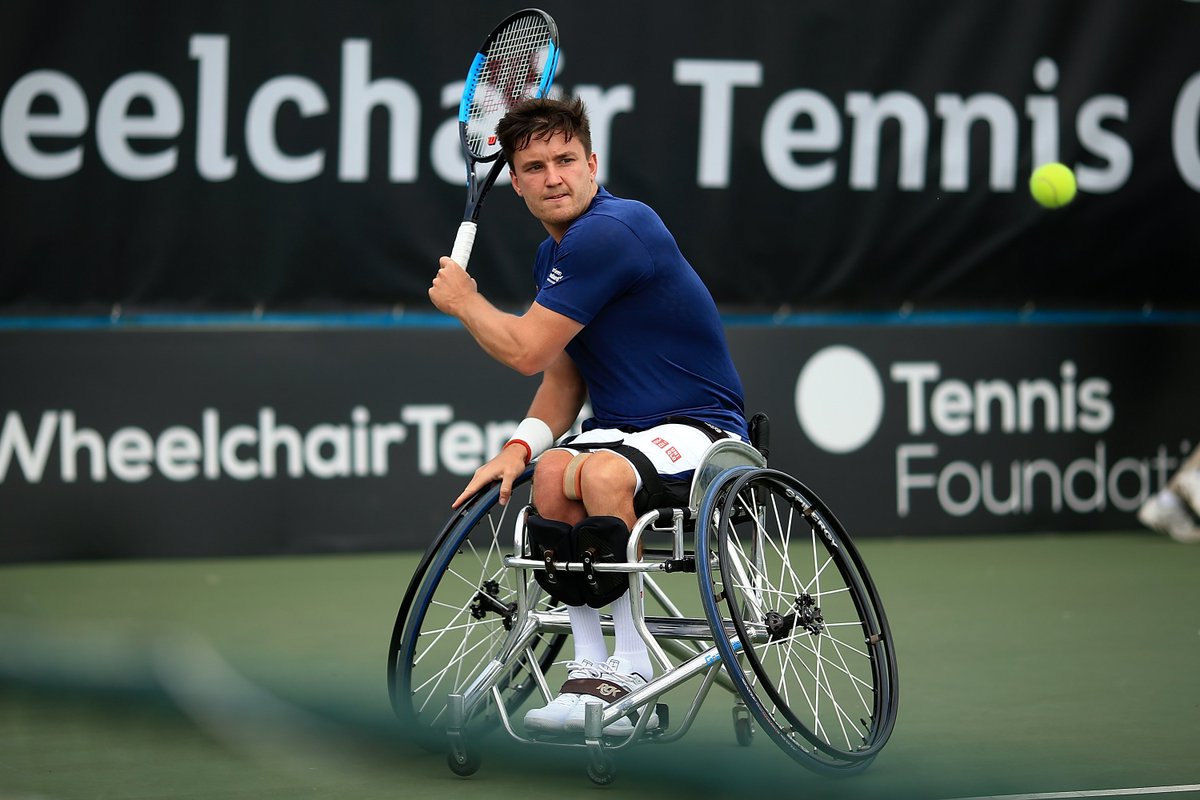 WChairTennisGB's tweet photo. After a 7 hour rain delay...

@lapstar11 into quad singles QFs
@lucy_shuker into women's singles QFs
@alfiehewett6 @GordonReid91 into men's doubles SFs

Catch up with the latest from the @USOPEN_WC Super Series in St. Louis 👉 https://t.co/w7DPE686wc 

#BackTheBrits 🇬🇧🎾 https://t.co/JEo8txMBm6