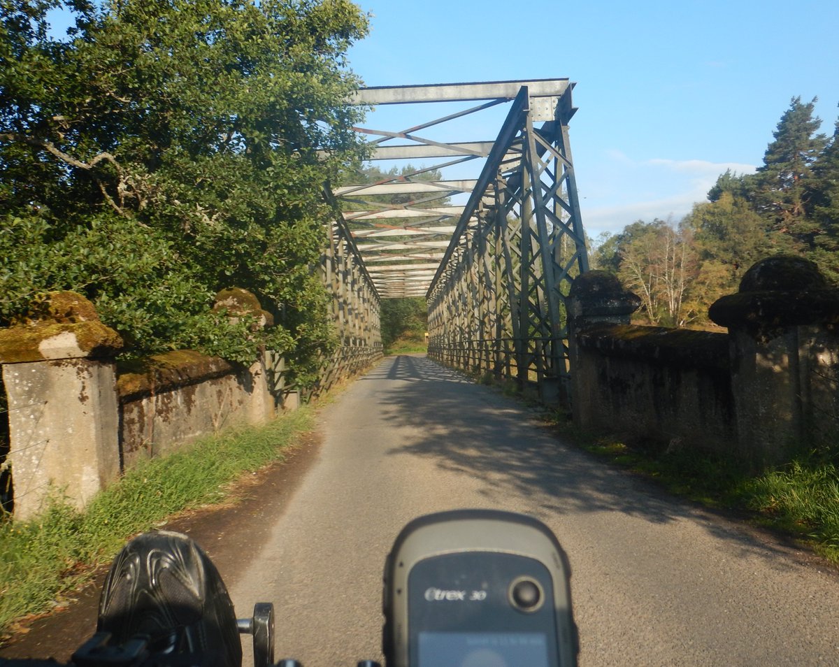 Beautiful morning in #Cairngorms so took one of the long ways on my #CycletoWork - mountain views, native woodland, #RiverSpey and even a distillery. Great start to the day.