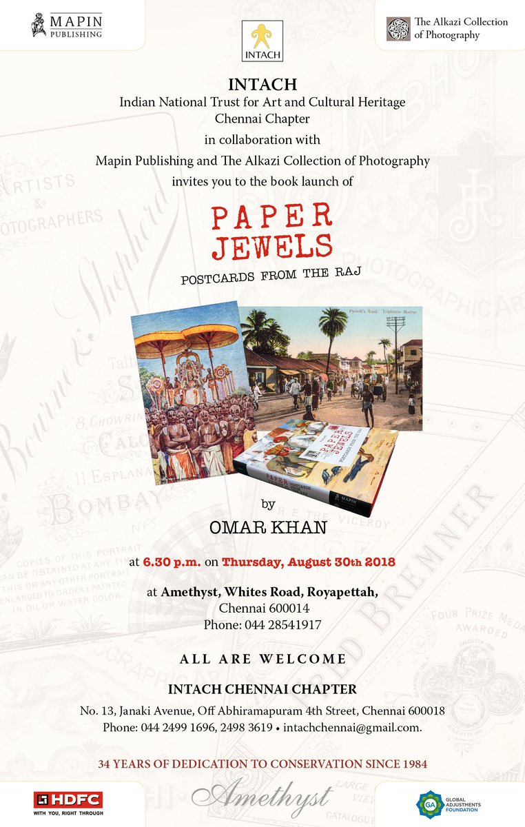 Mapin Publishing (@mapinpub) on Twitter photo Omar Khan, author of <a href="/Paper_Jewels/">Paper Jewels</a> book, will be speaking at #Amethyst in #Chennai today evening. We'd love to see you there! Omar Khan, author of <a href="/Paper_Jewels/">Paper Jewels</a> book, will be speaking at #Amethyst in #Chennai today evening. We'd love to see you there!