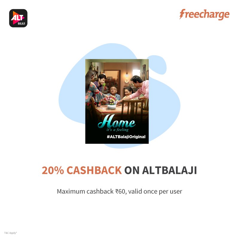 Freecharge's tweet photo. They say a house is made of walls and beams, but #HOME is made of dreams and hope #HOME streaming now on @altbalaji #HomeItsAFeeling #altbalajioriginal https://t.co/aWP8DdzGhX