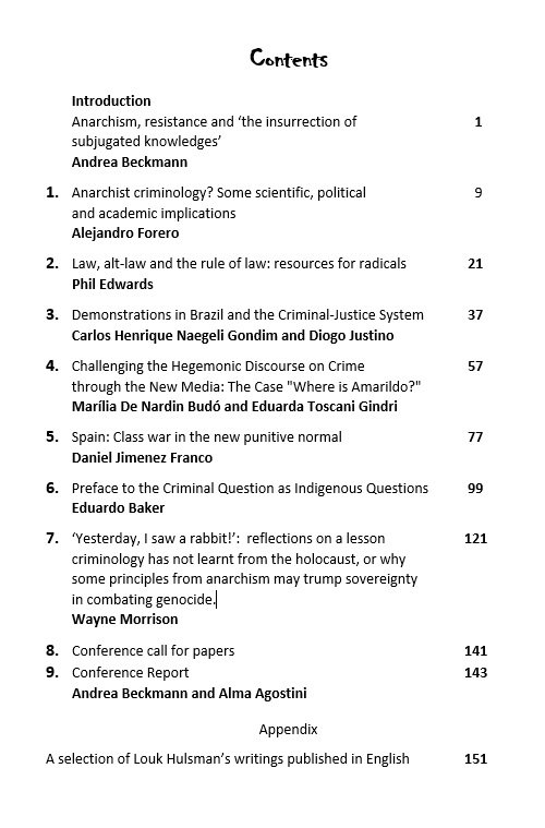 EGPress_'s tweet photo. Anarchism, Law and Popular Resistance: Papers from the Penal Law, Abolition and Anarchism Conference Volume II

Brilliant collection available for £10 from Amazon

https://t.co/2jAt7nfZf7 https://t.co/wrWa23Vd0S