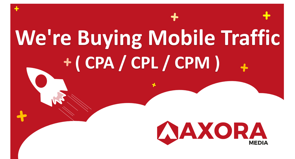 Charles_Axora's tweet photo. We're buying quality mobile traffic for our in-house offers in CPA, CPL or CPM model 👍🏻
Please DM me if you have any of it 📲

#AxoraMedia #AffiliateMarketing #CPA #CPL #CPM https://t.co/egxh2OR6wK