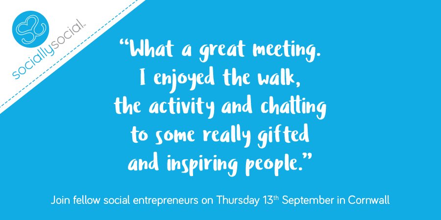 sociallysoc's tweet image. Meet likeminded people on Thurs 13 Sept at our free second event for social entrepreneurs in #Cornwall for info &amp;amp; booking go to bit.ly/2wl5uf7 #socent