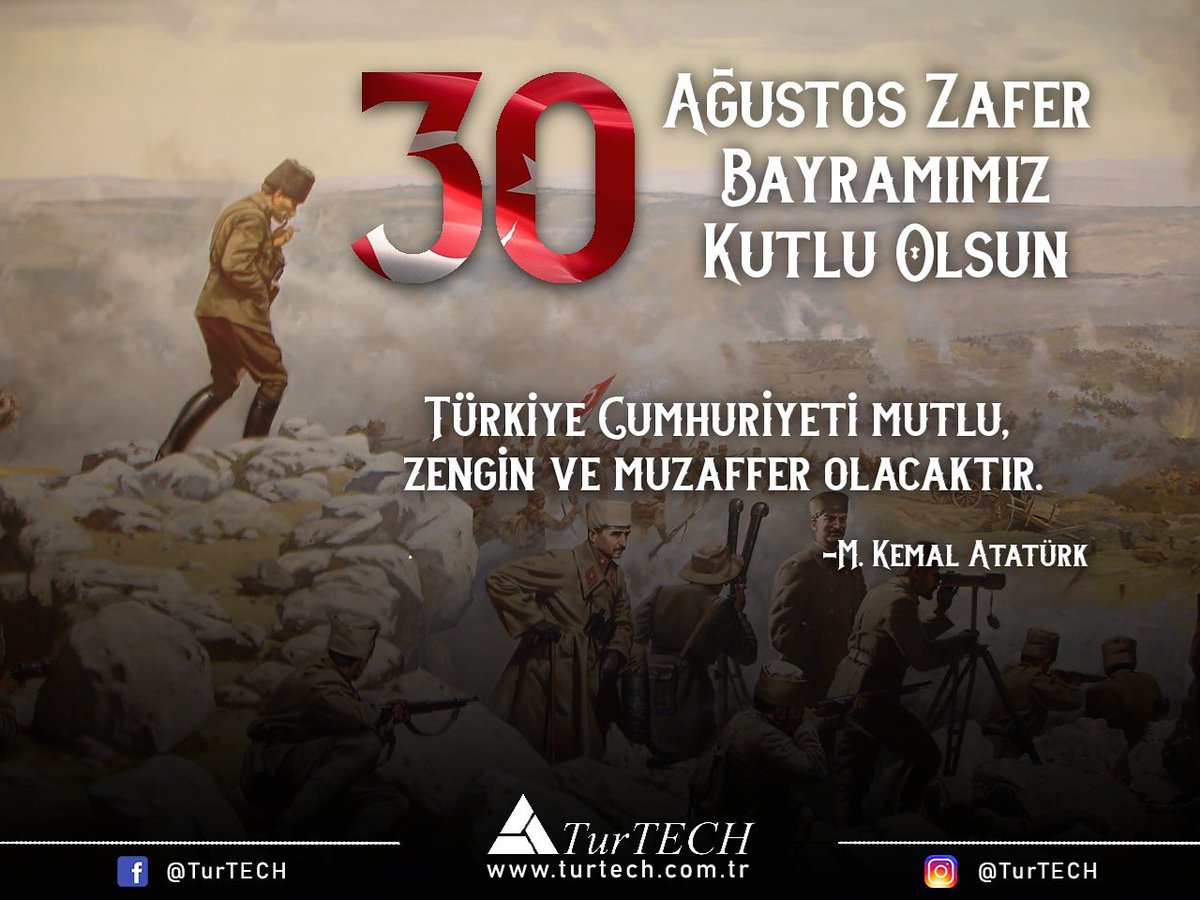 30 Ağustos zafer bayramımız kutlu olsun!
.
.
#30ağustos #zaferbayramı #kutluolsun