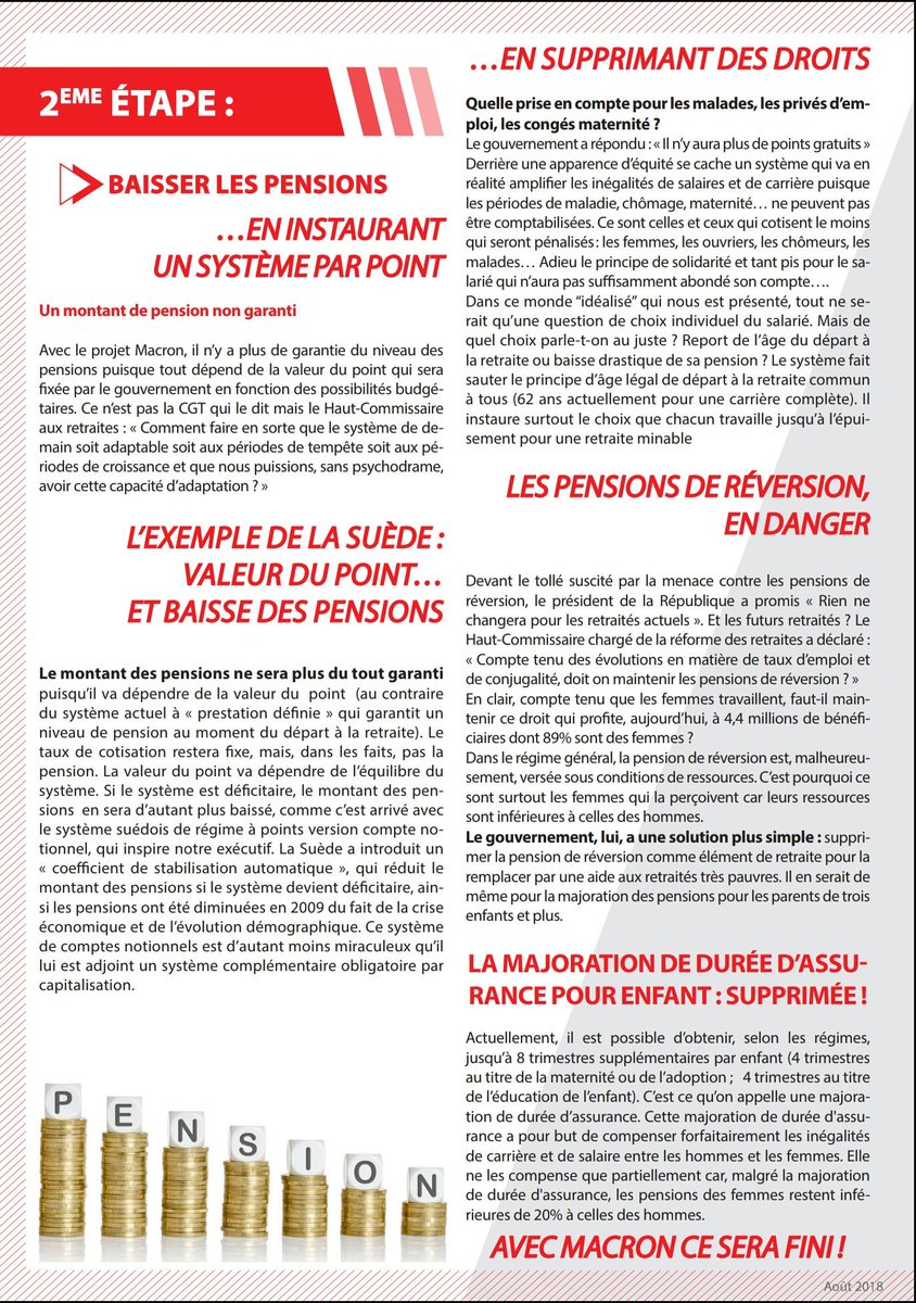 MRessiguier's tweet photo. #Macron et son gouvernement frappent fort et s'attaquent maintenant au système de #Retraites. Si nous les laissons faire, c'est la fin du système #Obligatoire, par #Répartition et #Contributif. "Qu'ils viennent me chercher" disait Macron. Bonne idée!
#Solidarité https://t.co/tYf8n3zx0U