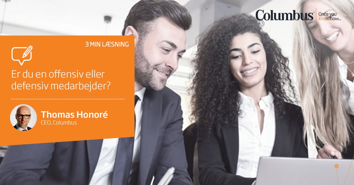 Hvilken position tager du på arbejdspladsen? Læs Thomas Honorés tanker om at levere værdi i samarbejde med teknologien: columbusglobal.com/da-dk/insights… #digitaltransformation #technology