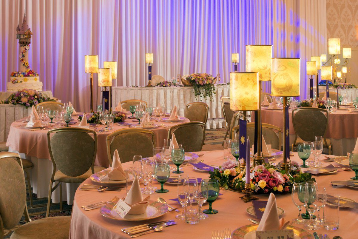 Dtimes ラプンツェルをイメージした結婚披露宴会場コーディネート ディズニーアンバサダーホテル ディズニー フェアリーテイル ウェディング 優しく灯るランタンや森の塔を忠実に再現したウェディングケーキで幻想的な雰囲気を演出 詳細 T Dtimes ラプンツェルをイメージした結婚披露宴会場コーディネート ディズニーアンバサダーホテル ディズニー フェアリーテイル ウェディング 優しく灯るランタンや森の塔を忠実に再現したウェディングケーキで幻想的な雰囲気を演出 詳細 T
