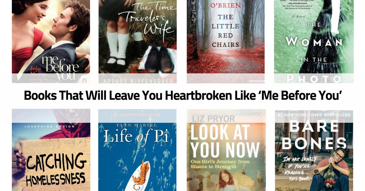 Sometimes we all need a good #cry, and that’s where #books come in!
bit.ly/2Bc7X0P

#MustRead #HeartBroken #MeBeforeYou