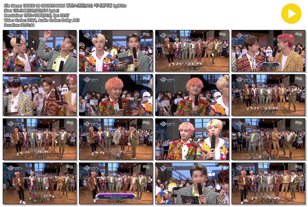 180830 M COUNTDOWN 방탄소년단(BTS) 미니팬미팅 [TS]
drive.google.com/open?id=1XourK…