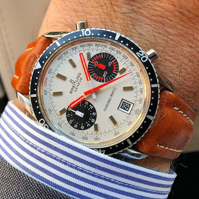 WatchFred_IG's tweet photo. #vintagechronograph ❤️
.
the last watch model launched by #WillyBreitling - the ref. 2130 #Chronomatic from 1977.
.
#gloriouspast & legendaryfuture - #Breitling
.
#watchesofinstagram #vintsgewatch #wruw #wristshot #cal12 #calibre11 #watches #watchfam… https://t.co/1ix3lNvBbq https://t.co/c25Q8nZhjJ