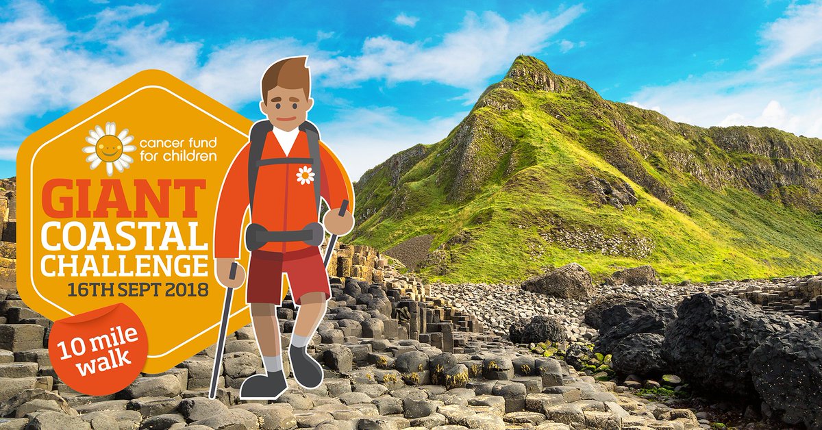 The @CancerFundChild Giant Coastal Challenge is back! Join us for an amazing coastal walk along the stunning North Coast, and make a giant difference to children with cancer. Sign up here: bit.ly/GiantCoastal18
#GiantCoastalChallenge #BeAGiant