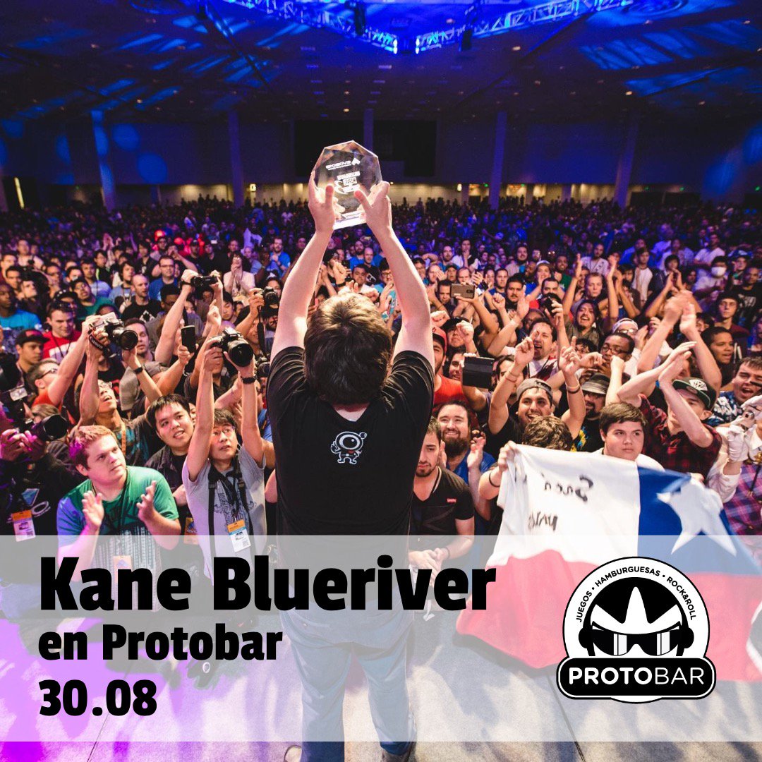 Niko_tagle's tweet photo. Hoy, vamos a estar con @KaneBlueriverCL conversando de juegos, su carrera como proplayer ocmpetitivo, la industria en chile y la comunidad chilena de juegos de pelea. Los esperamos en #protobar dos Caracoles de providencia, local 1-b. , los espero!! https://t.co/KRovu4PbEb