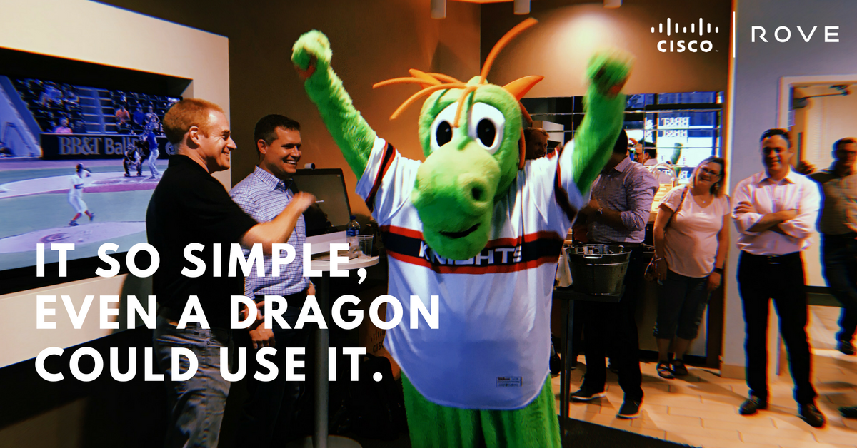 WithRove's tweet photo. Last night, we closed out the last of our @CiscoSimple IT Roadshow at @KnightsBaseball stadium with a wholesome night of βΎοΈ and a whole lot of friends. Thank you to all that made our #MakeComplexEasy roadshow a resounding success! ππ #WithROVE #ROVESolutions #CiscoSimple https://t.co/5gng5gfNo5