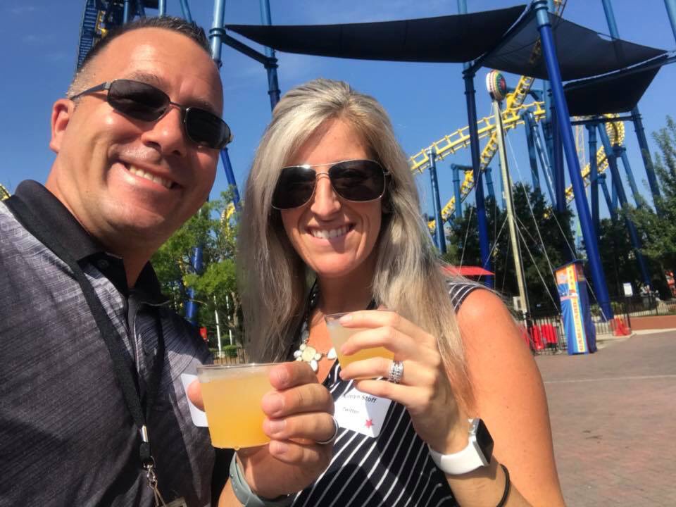 Media Day <a href="/Carowinds/">Carowinds</a> how exciting! Thanks for the invite, happy to be here! #GrannysEpicSecret <a href="/Lisa_Stryker/">Lisa Stryker</a> @BrandonStoff