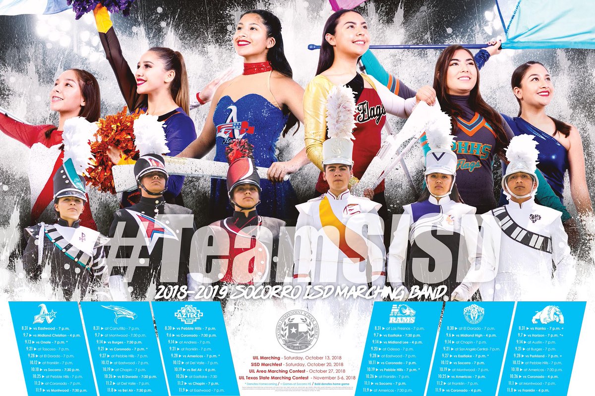 SISD_FineArts's tweet photo. ITโS THAT TIME! Band, Flags, Dance, Cheer and our host TX Football kick off the season this weekend! Come out and support all of our amazing students! #TeamSISD is making it happen! PHHS v EDHS tonight at the SAC 7:00pm! See you there!! #SISDFineArts #DreamCreateAchieve https://t.co/ZxeHfTcNxF