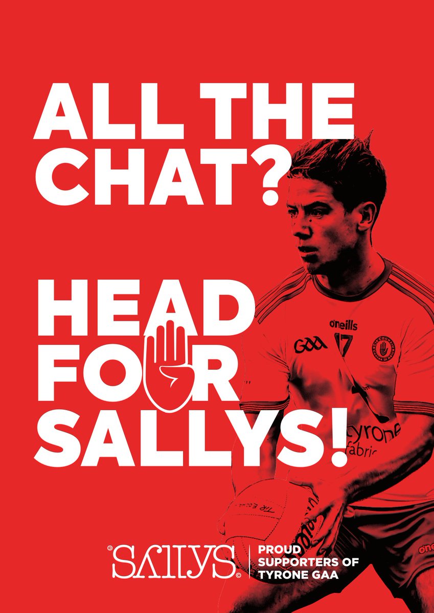 Sallysofomagh's tweet photo. 3 days to go... 🔴🔴
We'll have all the build up to the All-Ireland football final between @TyroneGAALive &amp; @DubGAAOfficial in the front bar. The game will be shown LIVE on our big screen &amp; courtyard TVs from 3pm #letsMakeItFour https://t.co/skVJlYz6gs