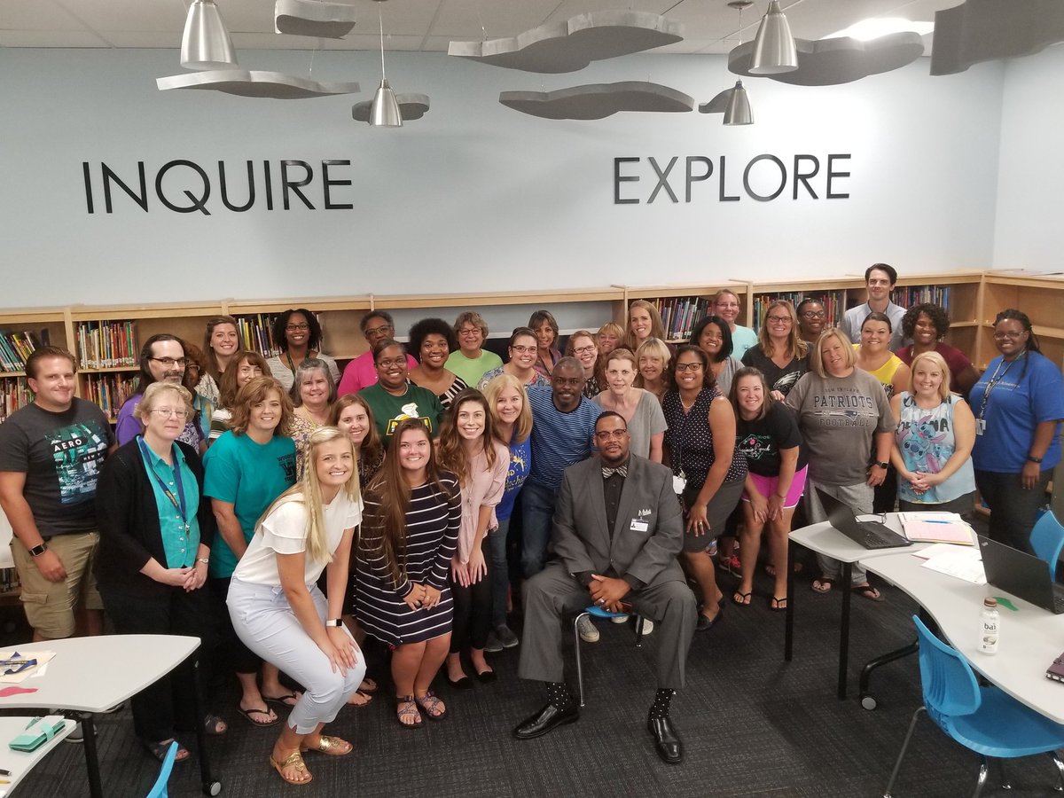 Hidenwood teachers welcomed guest speaker and Restorative Practices leader, Mr. Tracy Pope Sr. #nnpsproud ##onwardandupward #teamnnps #buildingrelationships #gettingsmarter