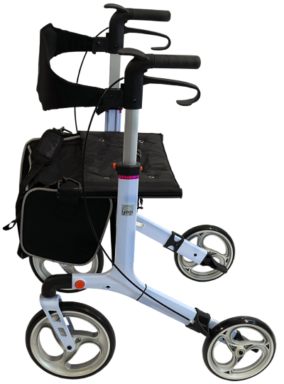 The Yogi #Rollator is lightweight, foldable and has some great functionalities! With it's innovative brake system, backrest and bag, it's ideal for both indoor and outdoor use. #mobility #mobilityproducts bit.ly/2mRZQ2C