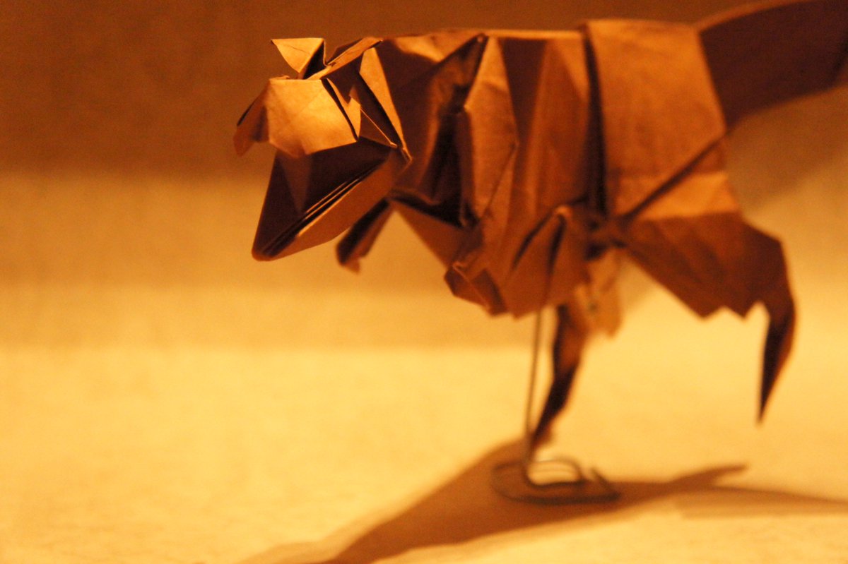 koki_origamilab's tweet photo. T-rex designed by me.
ティラノサウルス創作した🙌

#origamiartist
#origami
#origamicrafts
#折り紙作品
#折り紙 https://t.co/PmxU9mi5TX