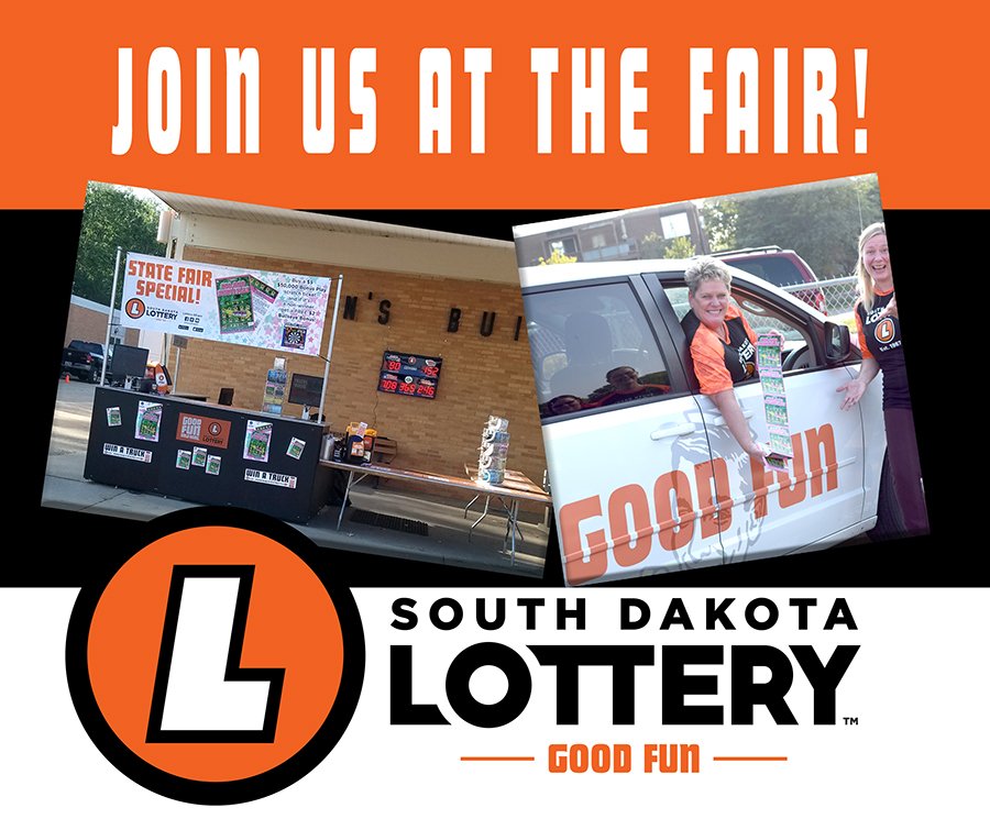 sdlottery's tweet photo. Going to the South Dakota State Fair? Come check out our fair special! #sdstatefair #goodfunsd https://t.co/LGhJkvVMoS