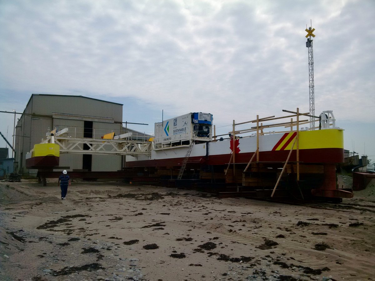 <a href="/BlackRockTidal/">BLACK ROCK TIDAL POWER Inc.</a> in collaboration with <a href="/Sustain_Marine/">Sustainable Marine</a> and @SCHOTTEL_HYDRO is currently preparing for the launch of #PLATI at A.F. Theriault in Nova Scotia, Canada. #PLATI will be installed in #GrandPassage later this year. <a href="/NS_MRE/">NS Marine Renewables</a> <a href="/Canadian_MRE/">Marine Renewables Canada</a> #SOAR #tidalenergy