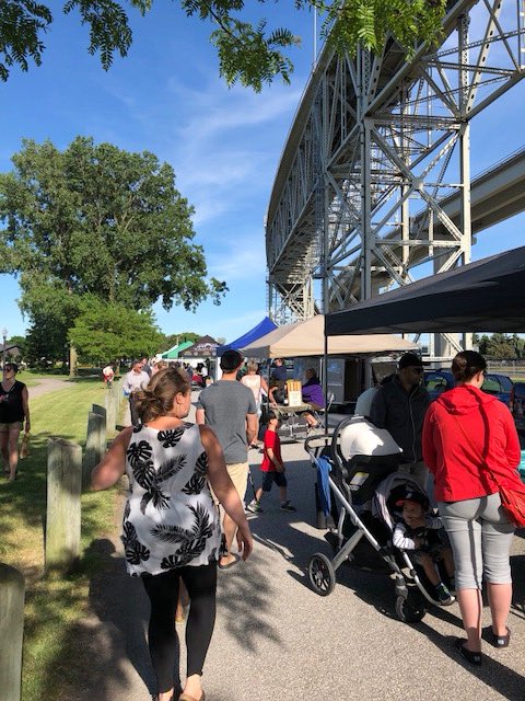 PointEdward's tweet photo. Get set for the long weekend. It’s Market Day at #PointEdward Waterfront Park. #slont @TourismLambton 
@OntAg @FarmersMktsOnt https://t.co/eOyTAfiWeT