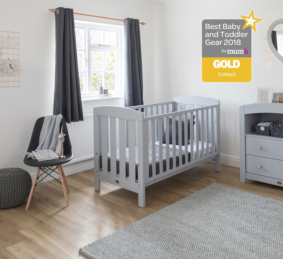 gold cot bed
