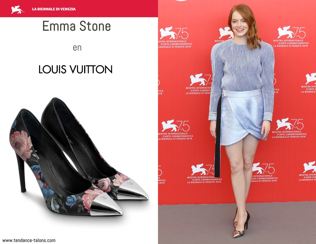 #EmmaStone #photocall <a href="/the_favourite/">The Favourite</a> #BiennaleCinema2018 #Venezia75 #shoes #heels <a href="/LouisVuitton/">Louis Vuitton</a> #style