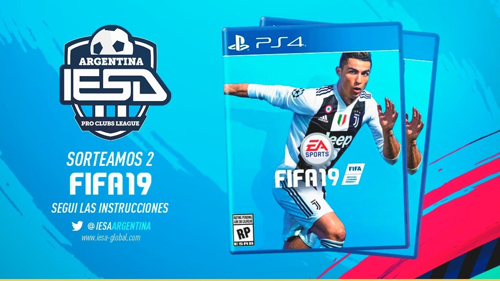 IESAFIFAar's tweet photo. 🎁 #SORTEO | ¡Participá por dos #FIFA19 ⚽️!

▶️ ¿Cómo participar?
Entrá a https://t.co/RAcYboyQVN y completá las acciones que te pide. ¡Mientras más cosas hagas, más chances tenés de salir elegido!

📅 Cierra el 29/09 a las 22:00hs
🏆 Habrán dos ganadores sorteados por stream https://t.co/UqstQRIe1q
