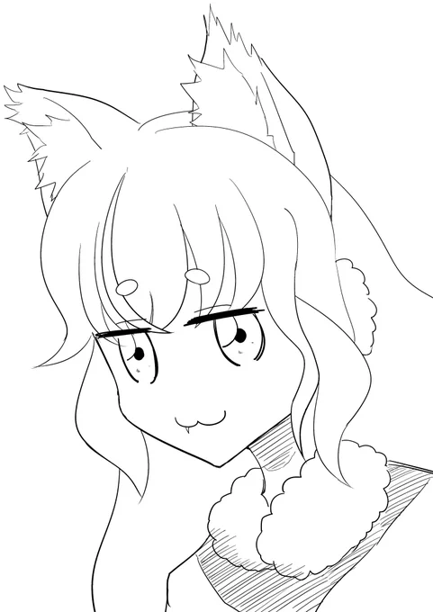 とってつけたようなニャン
#めめアート 