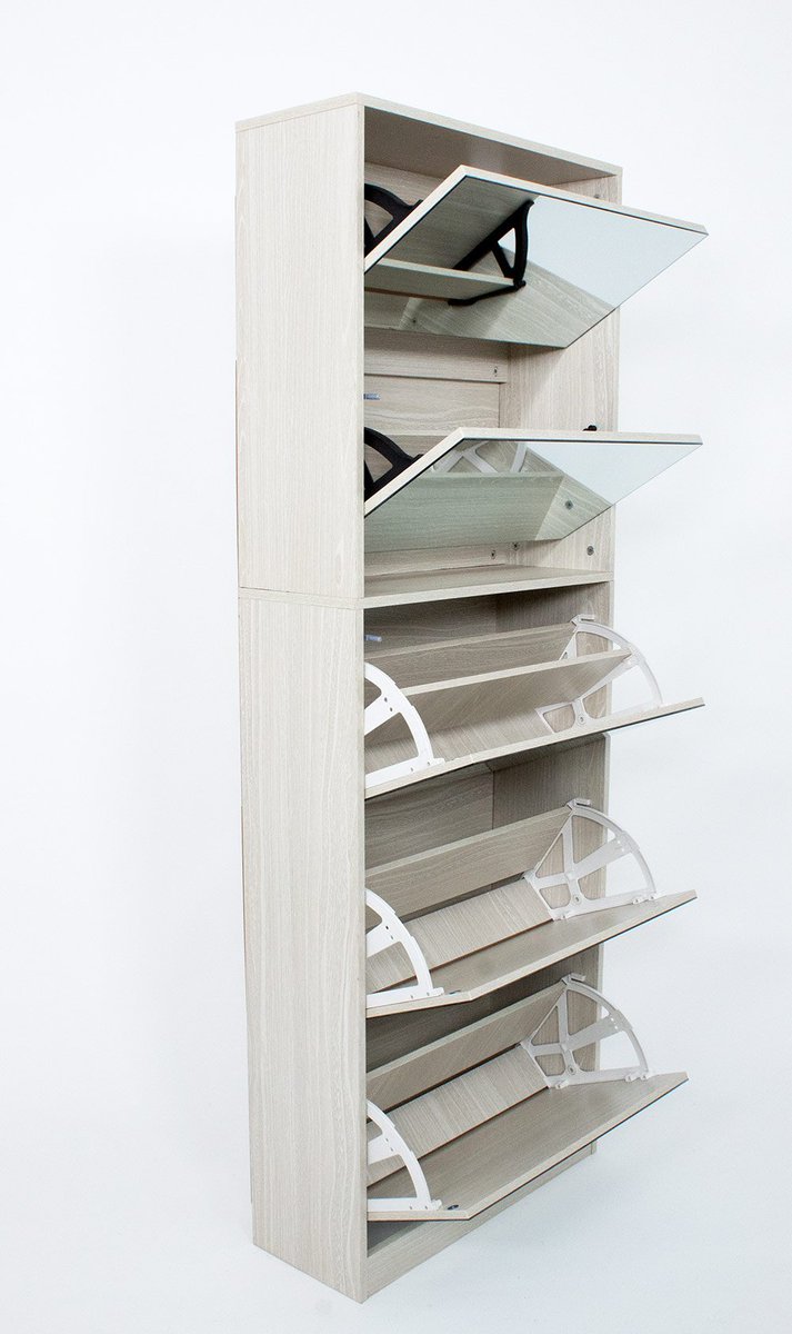 Tv Mall Sa On Twitter Fine Living Mirror Shoe Cabinet 5 Tier