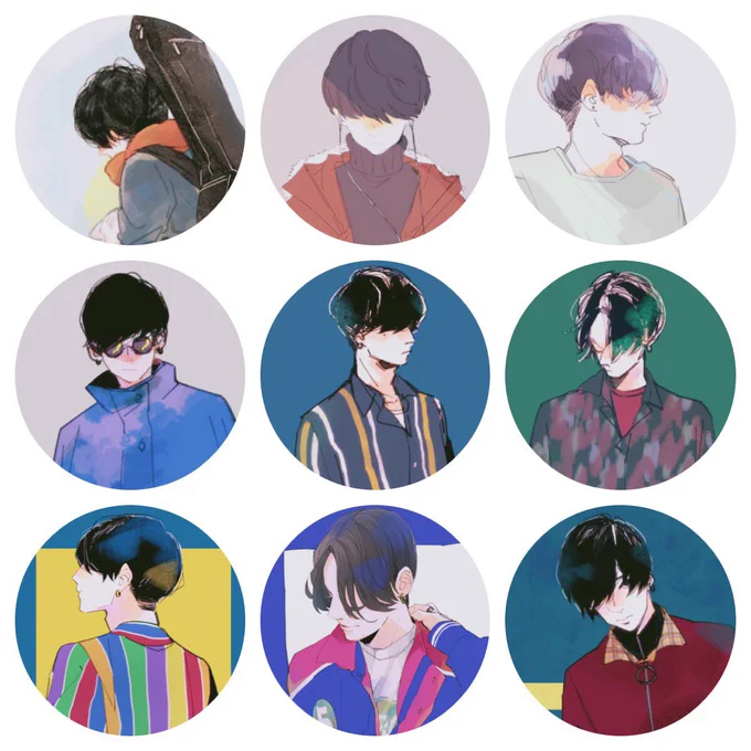 今まで描いてきた男の子たちみんな黒髪で前髪重ためなのとても趣味が出てるんだけど黒髪男子好きのみんなに届け〜〜〜〜!!!!! 